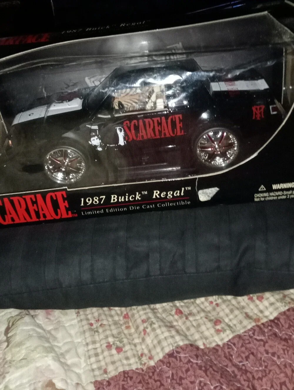 Scarface 1987 Buick Regal Die-Cast Collectible - Black